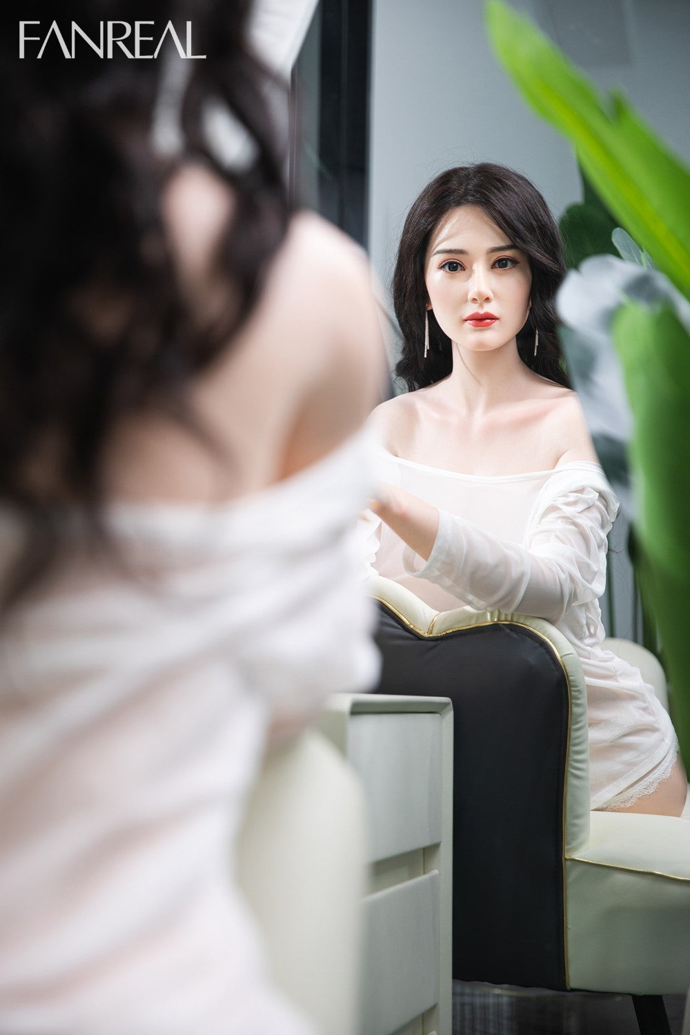 Ling Torso sexdukke (FanReal Doll 95 cm G-cup silikone)