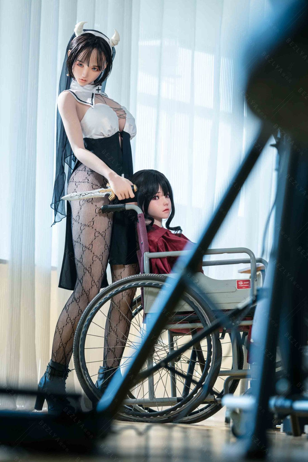 Vanilje sexdukke (Bezlya Doll 155 cm E-cup 2.2CF silikone)