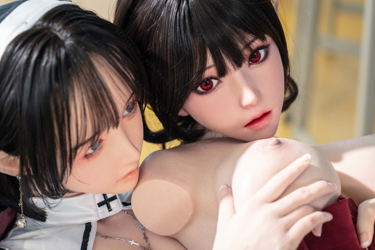 Vanilje sexdukke (Bezlya Doll 155 cm E-cup 2.2CF silikone)