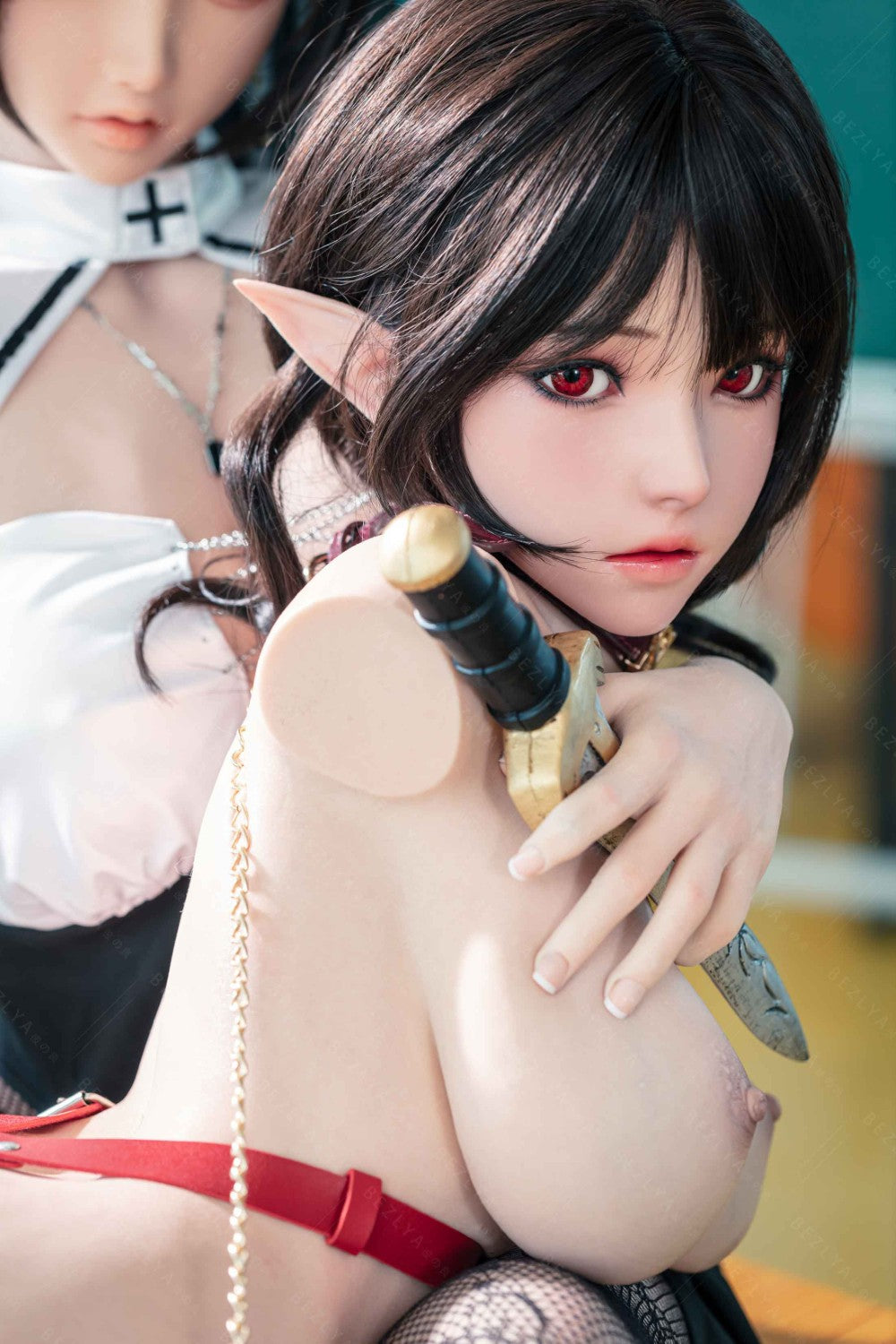 Vanilje sexdukke (Bezlya Doll 155 cm E-cup 2.2CF silikone)