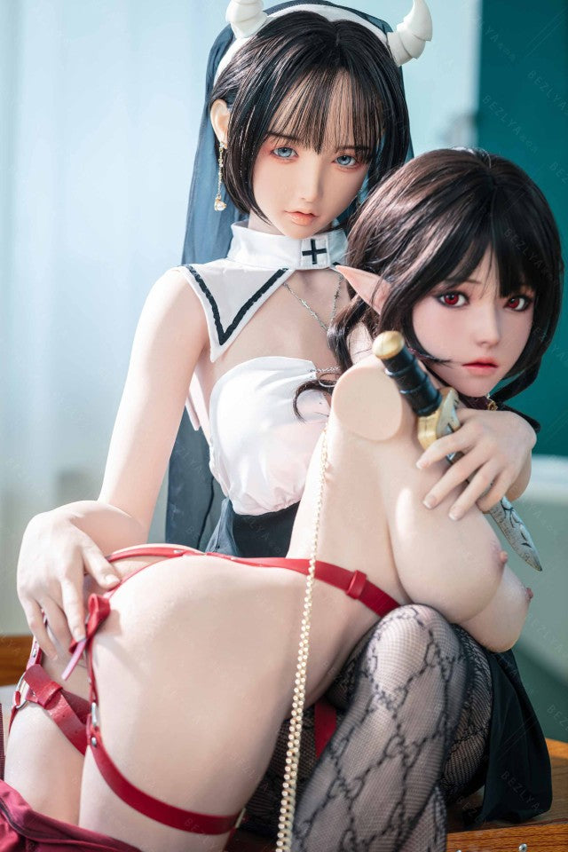 Vanilje sexdukke (Bezlya Doll 155 cm E-cup 2.2CF silikone)