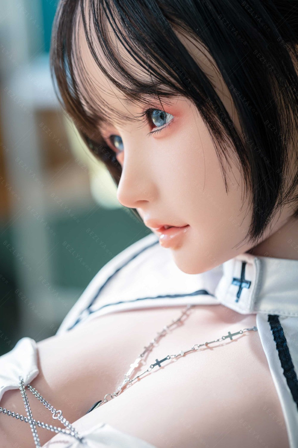 Vanilje sexdukke (Bezlya Doll 155 cm E-cup 2.2CF silikone)