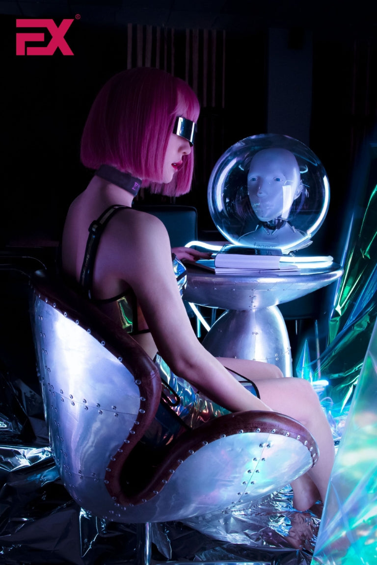 Jie CyberPunk sexdukke (EXDoll 166 cm B-cup #Exclone silikone)