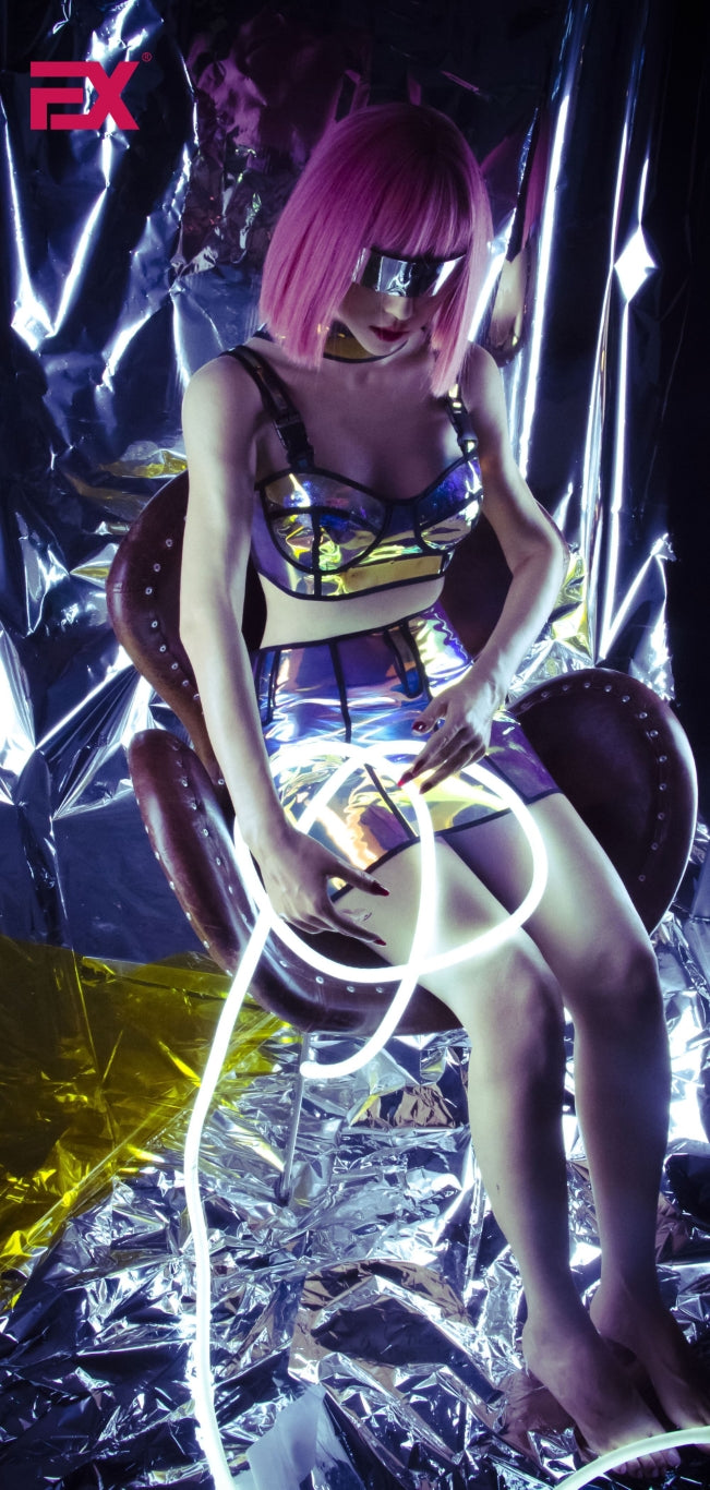 Jie CyberPunk sexdukke (EXDoll 166 cm B-cup #Exclone silikone)