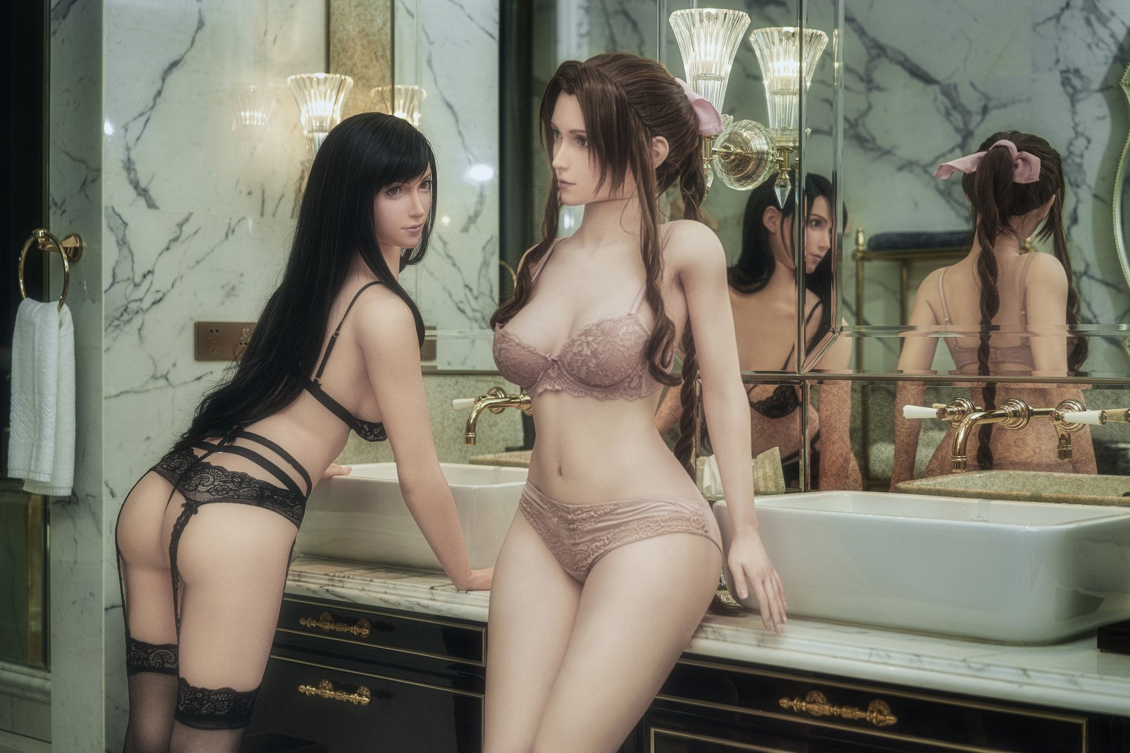 Aerith sexdukke (Game Lady 167 cm d-cup Nr. 04 silikone)