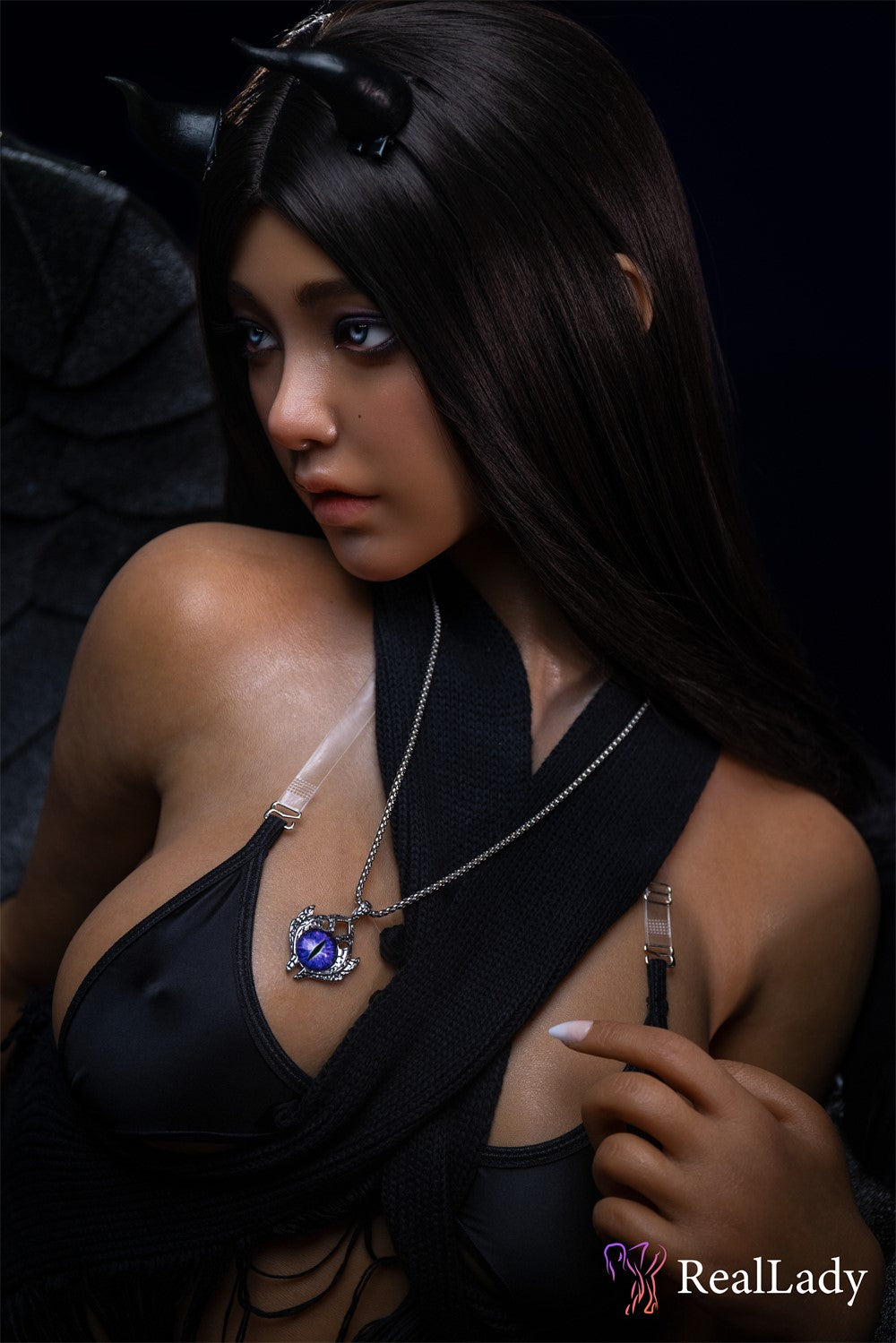 Succubus Demon's Eileen sexdukke (Real Lady 170 cm C-cup S40 silikone)