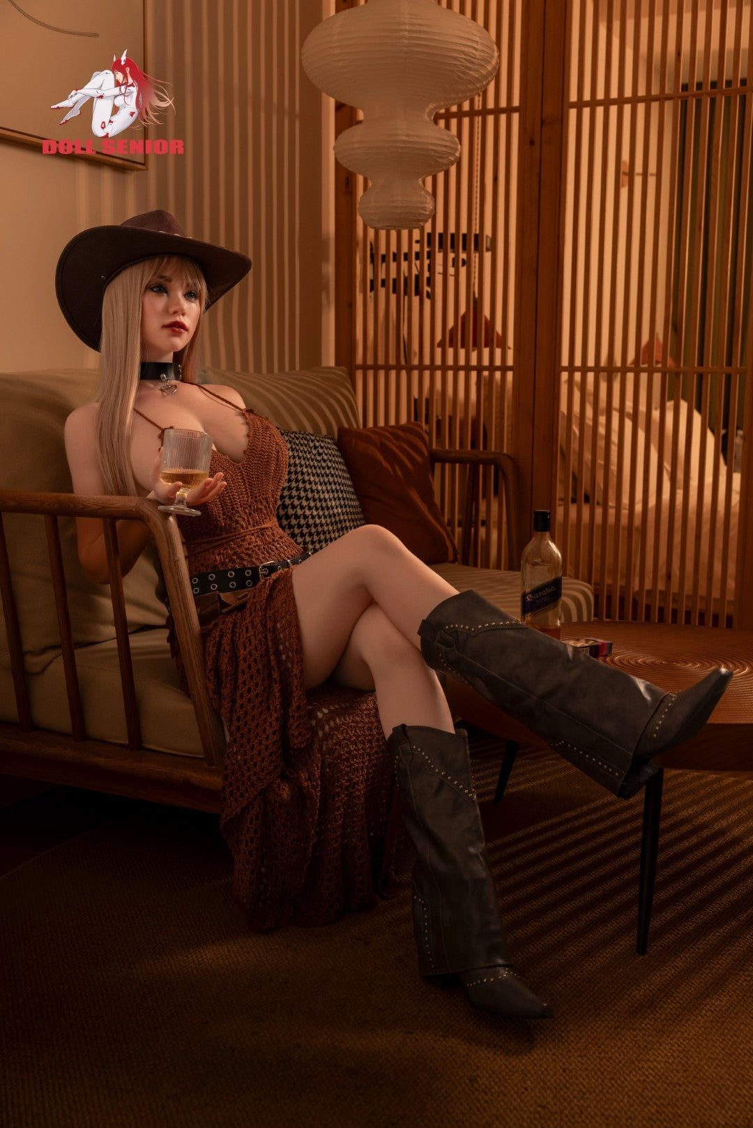 Bonnie sexdukke (Dukke Senior 163cm E-cup silikone)