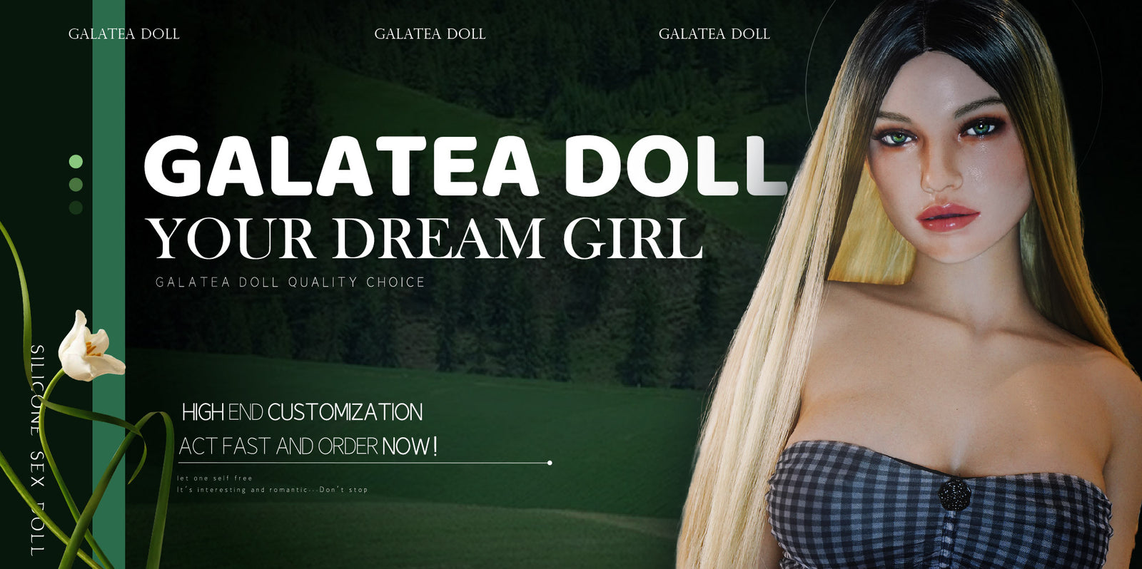 Elite sexdukke (Galatea Doll 163 cm D-cup #197 silikone)