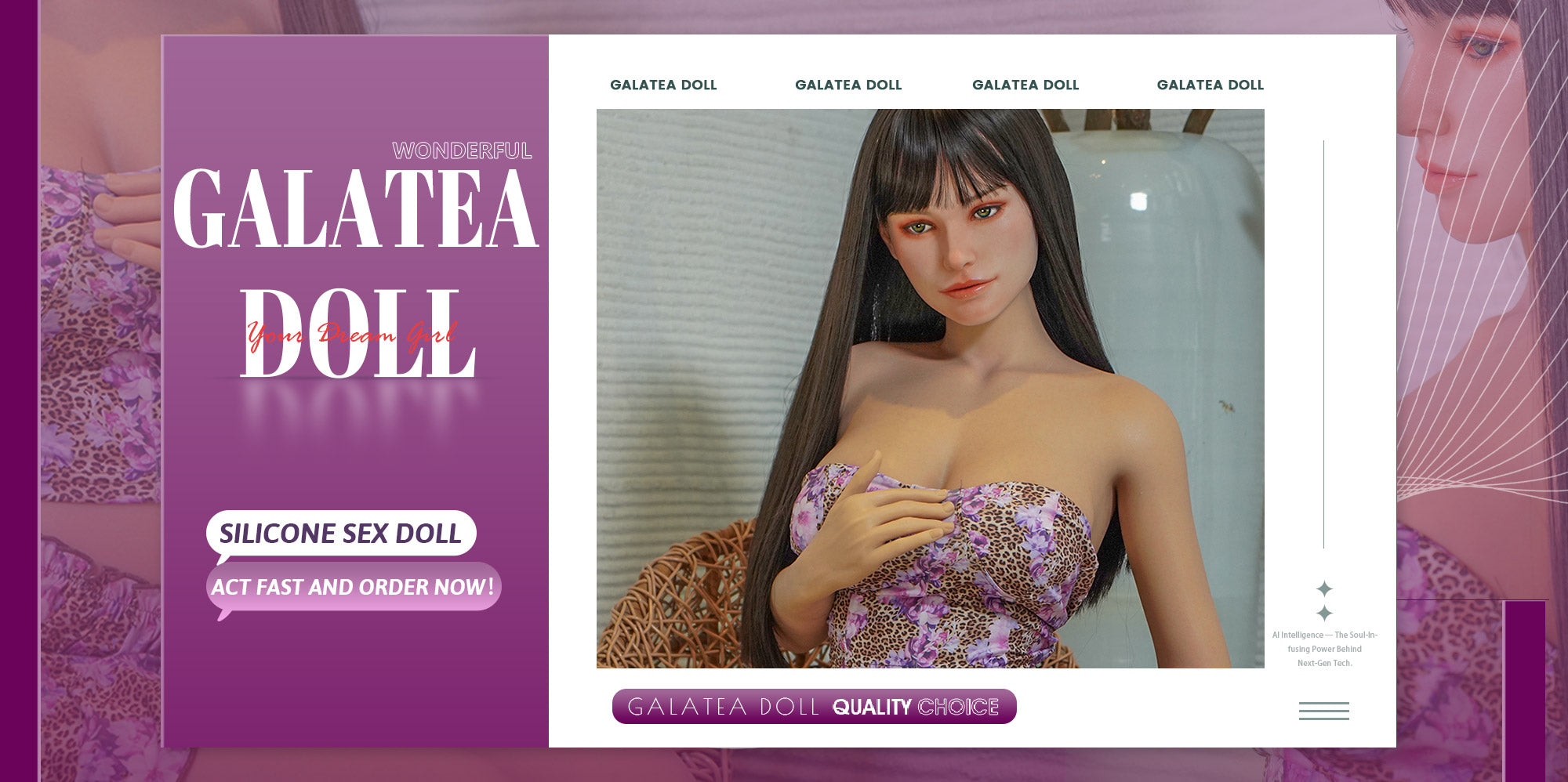 Joline sexdukke (Galatea Doll 163 cm d-cup #198 silikone)