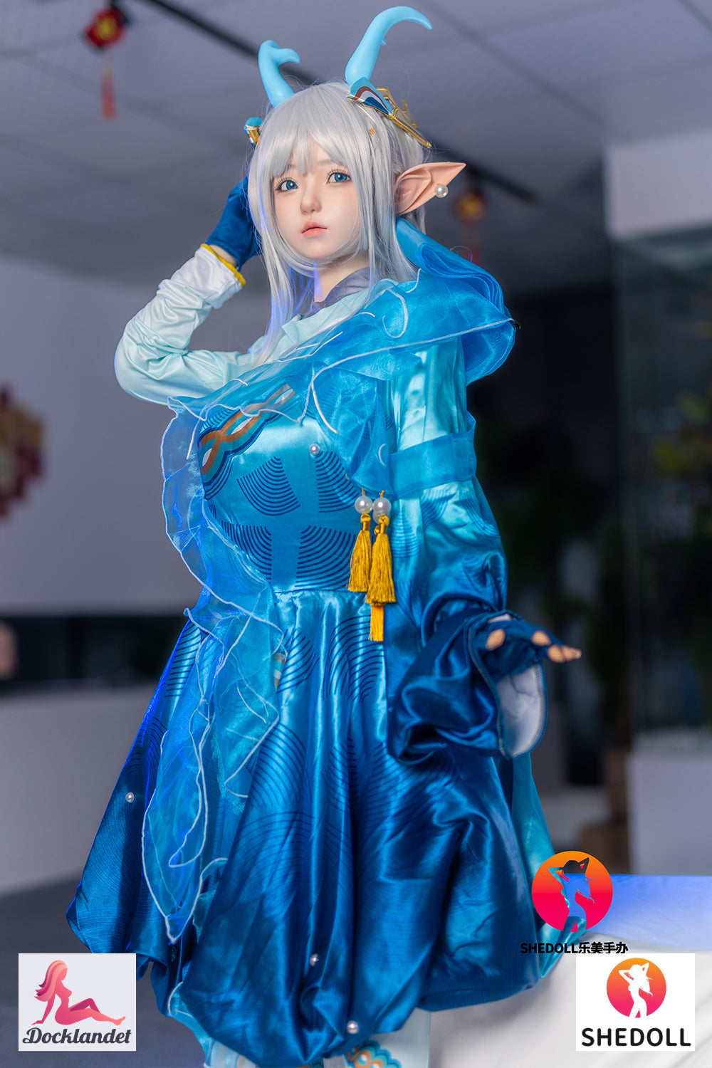 Aileen sexdukke (SHEDOLL 148 cm D-cup #SH087 2.0 silikone)