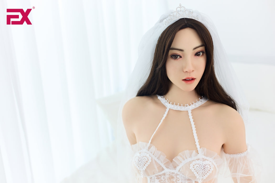 Jie bryllup sexdukke (EXDoll 166 cm B-cup #Exclone silikone)