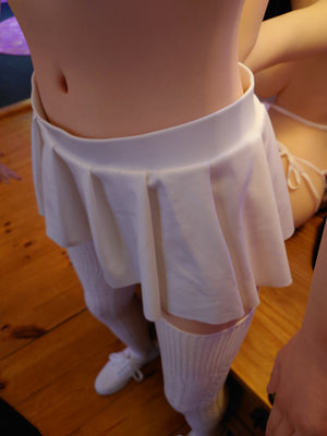 Mini nederdel (hvid)