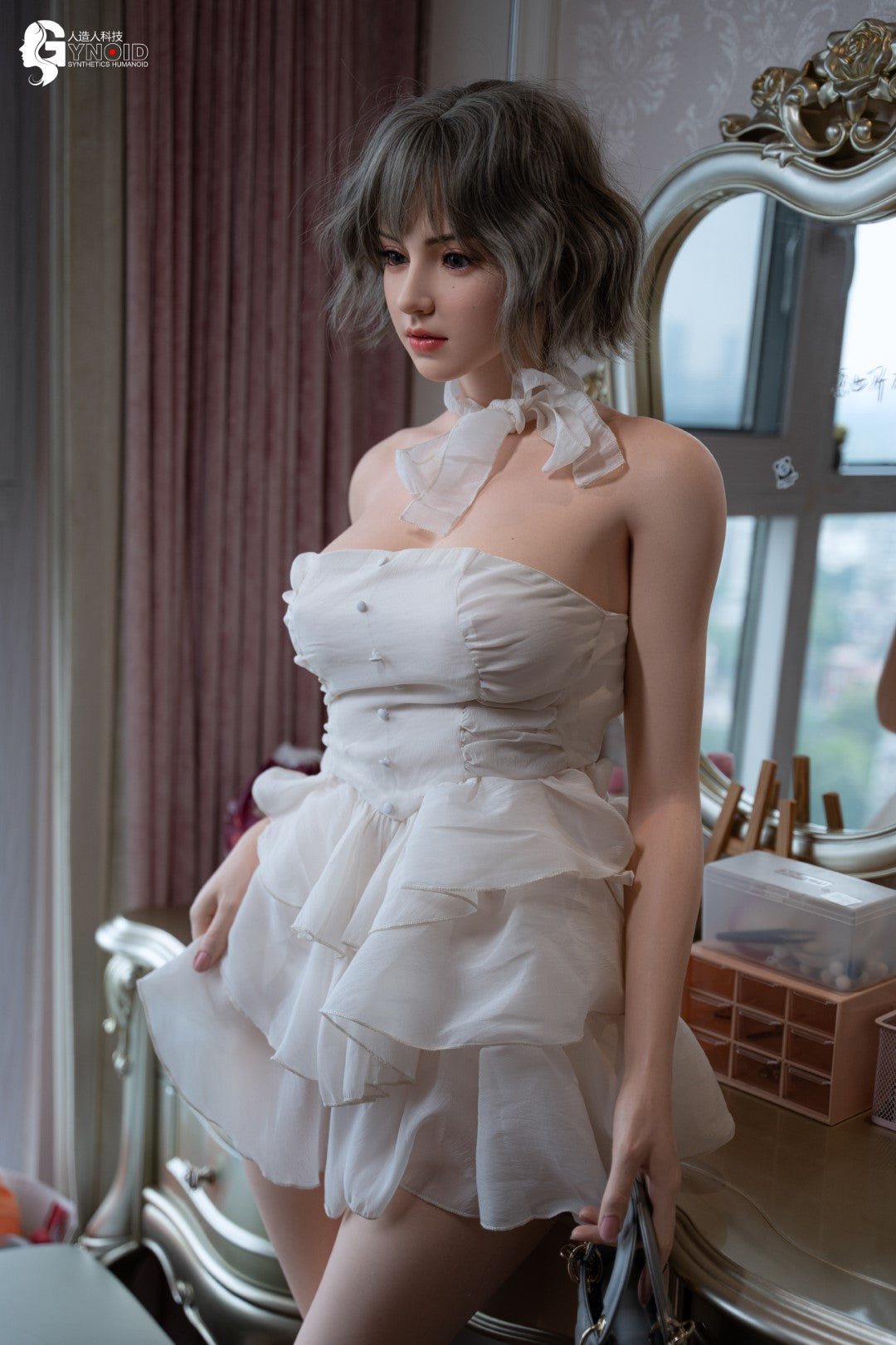sexdukke Mona Model 20R Deluxe (Gynoid Doll 163 cm E-cup silikone)