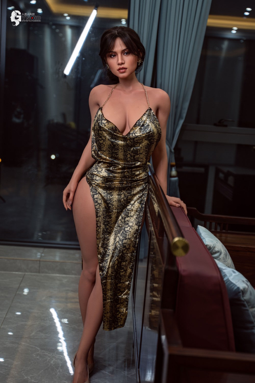 sexdukke Gina Model 21 Deluxe (Gynoid Doll 164 cm F-cup silikone)