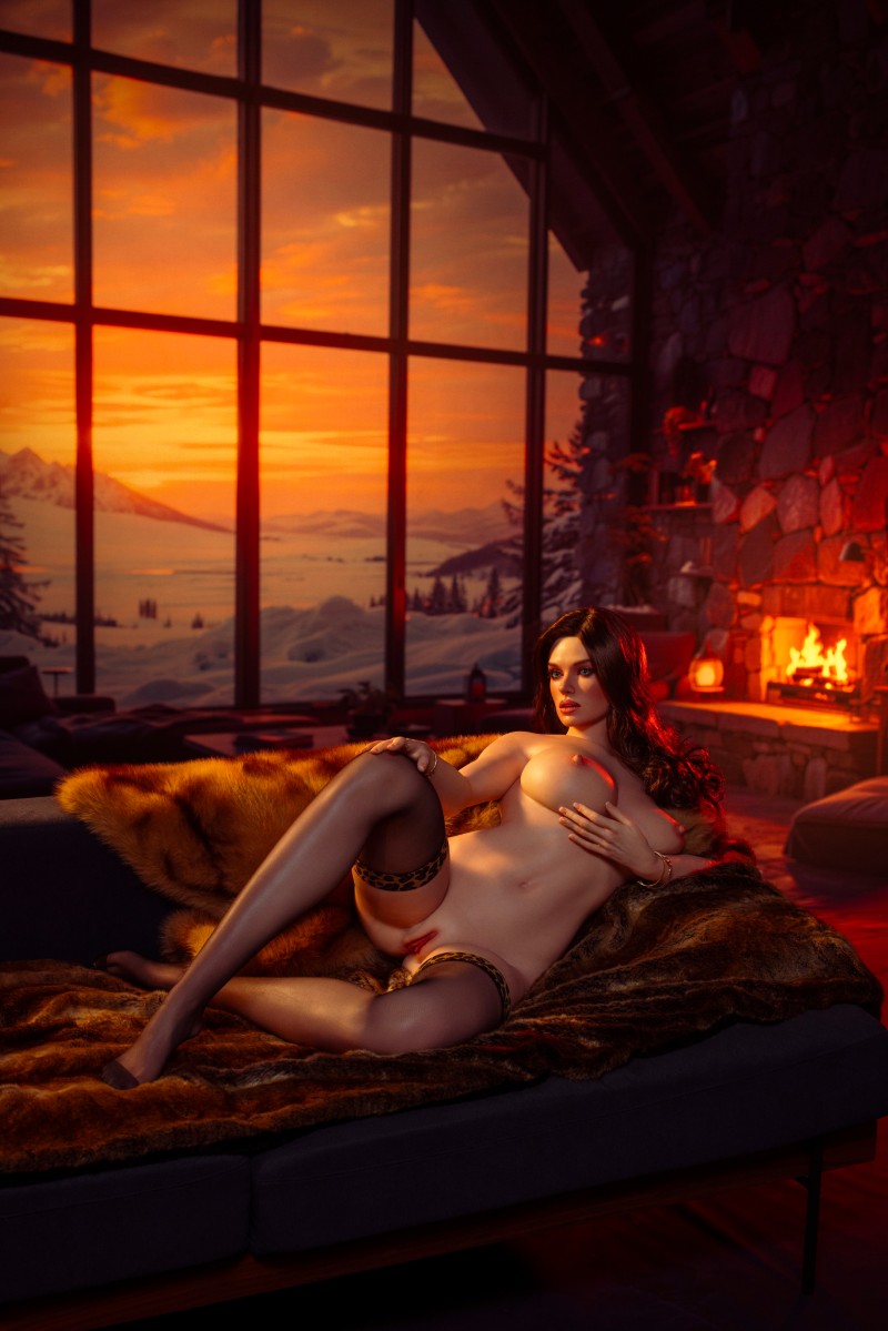 Bella sexdukke (Top Fire Doll 174 cm G-cup T61 silikone)