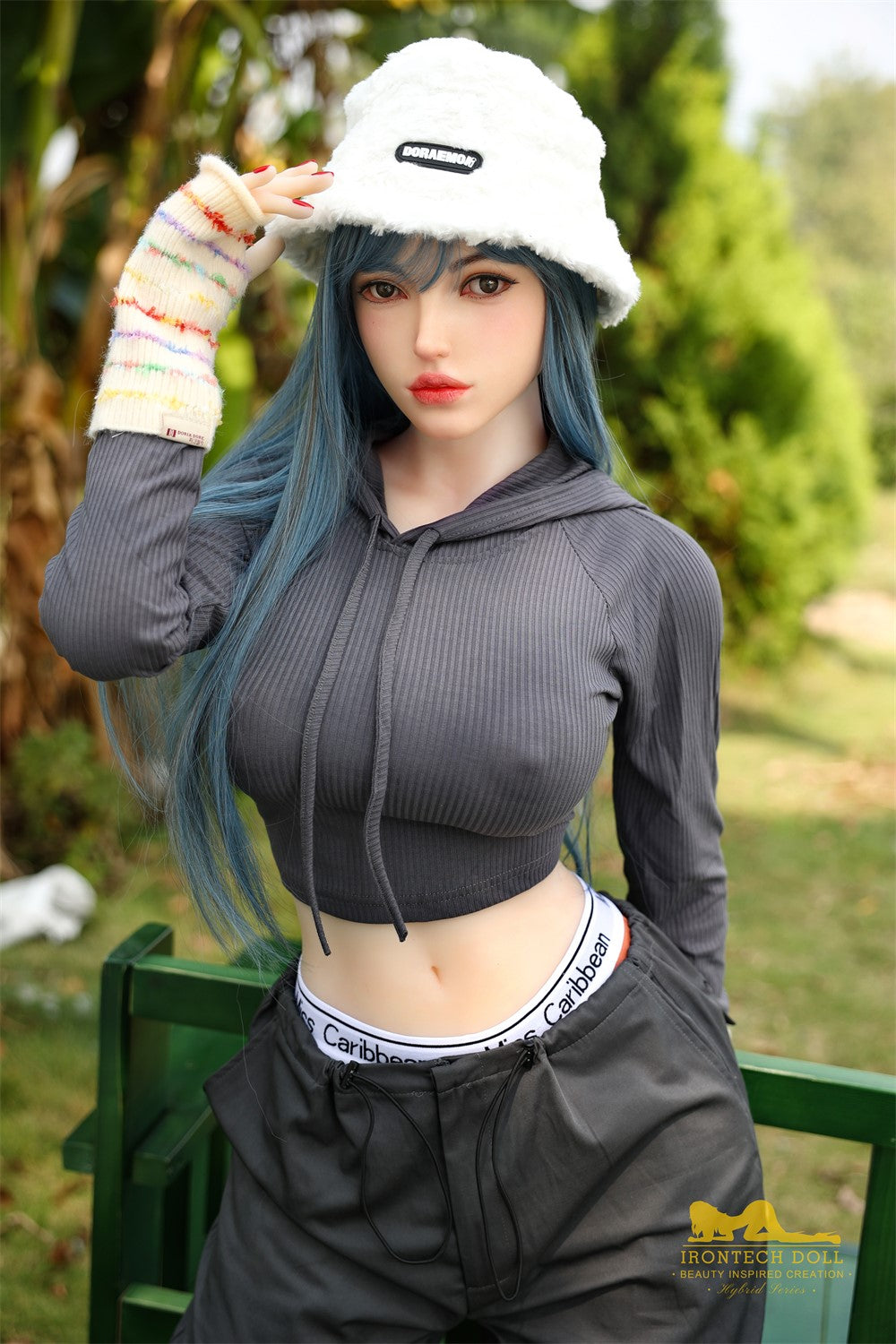 Joline sexdukke (Irontech Doll 159 cm G-cup S41 TPE+silikone)