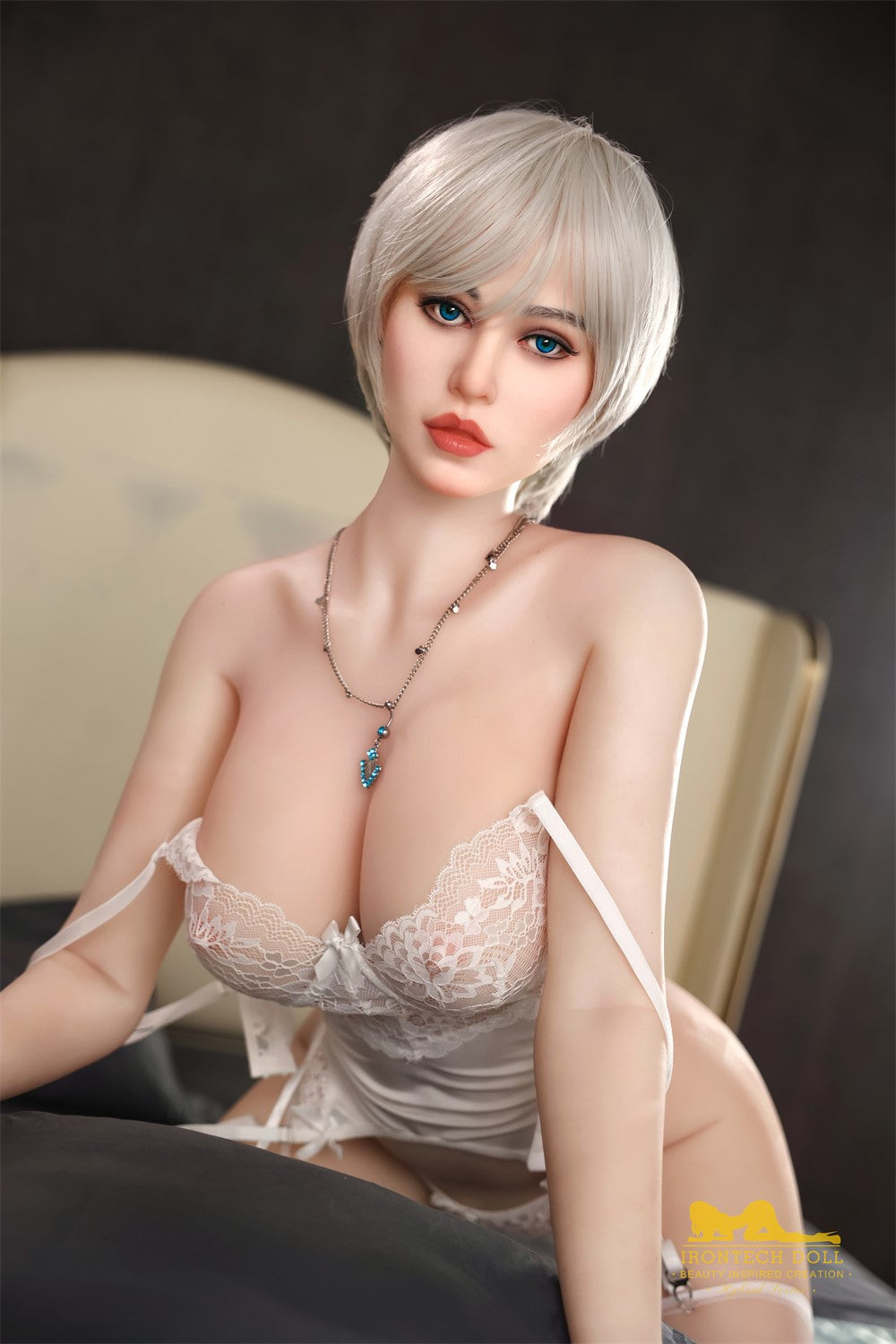 Angela sexdukke (Irontech Doll 159 cm G-cup S2 TPE+silikone)