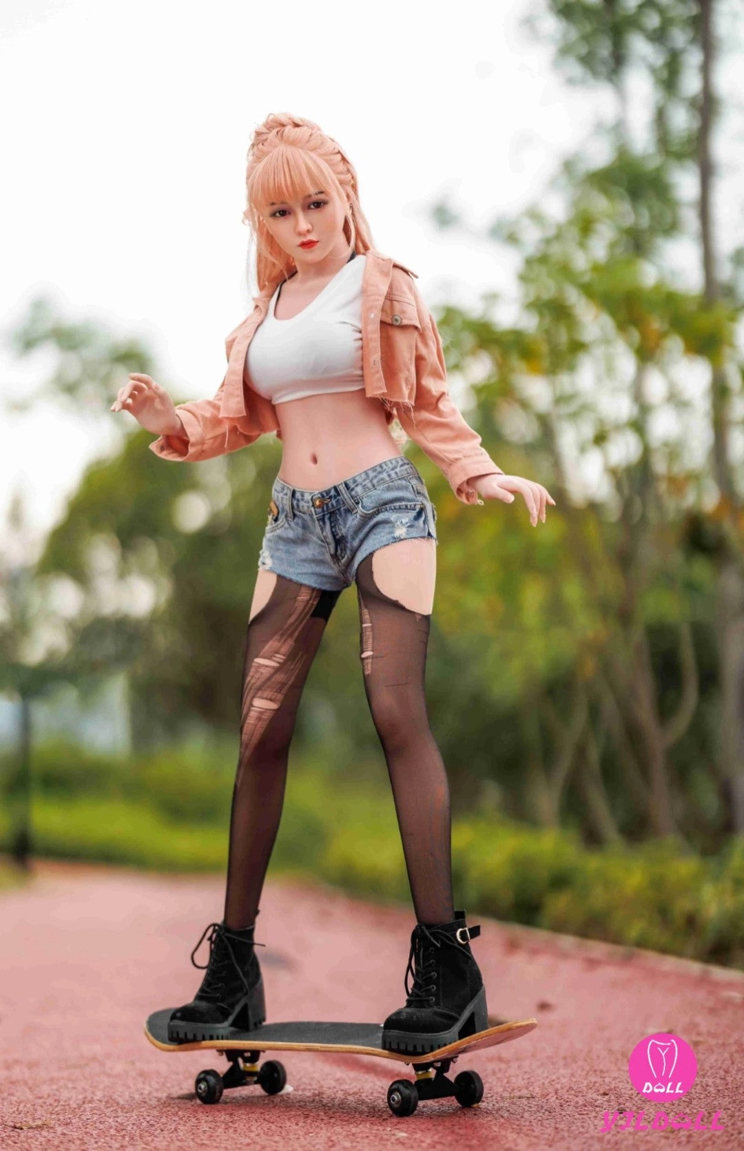 Ansley sexdukke (YJL Doll 148 cm D-cup #369 TPE+silikone)