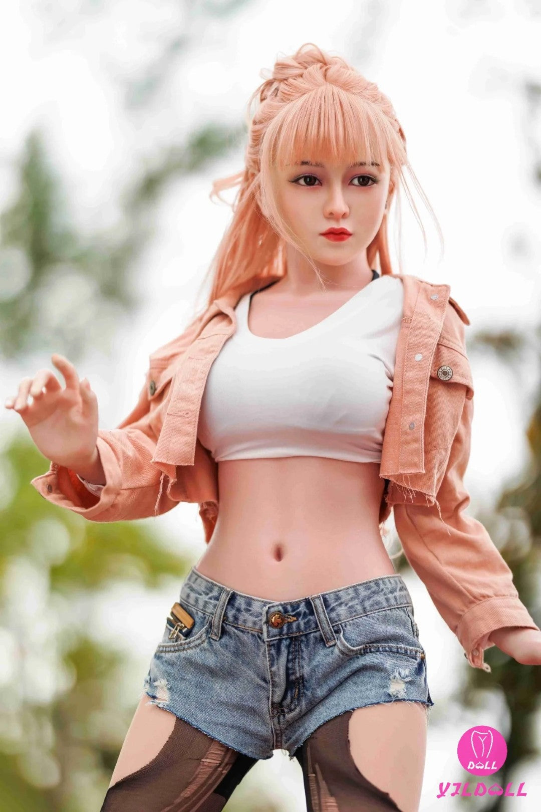 Ansley sexdukke (YJL Doll 148 cm D-cup #369 TPE+silikone)