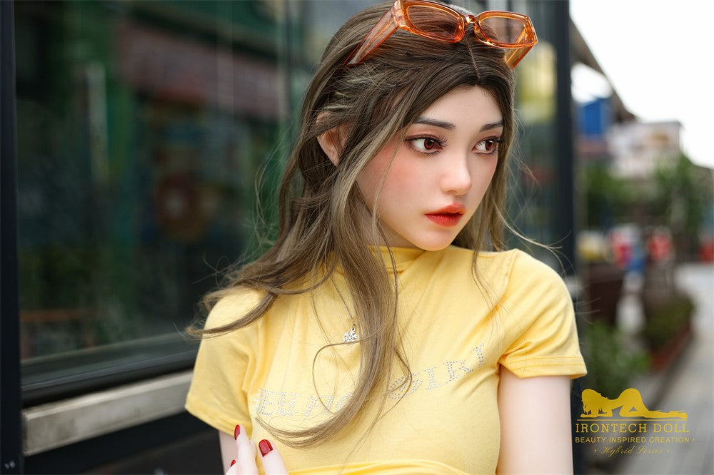 Eileen sexdukke (Irontech Doll 159 cm g-cup S40 TPE+silikone)