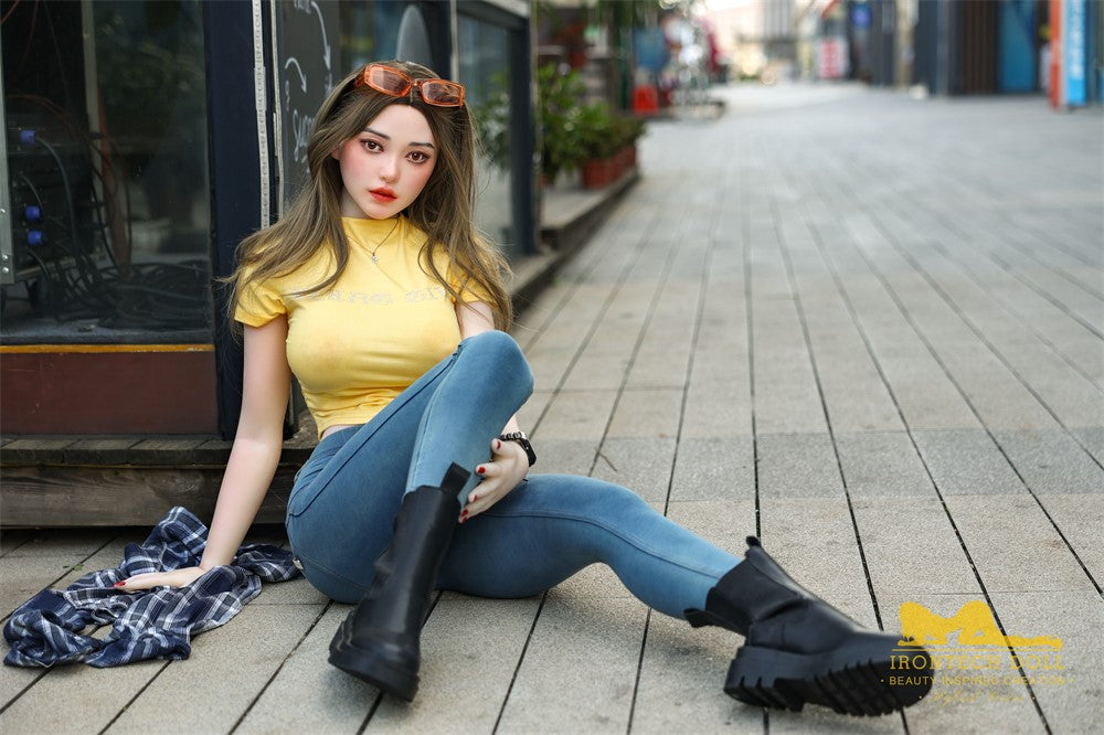 Eileen sexdukke (Irontech Doll 159 cm g-cup S40 TPE+silikone)