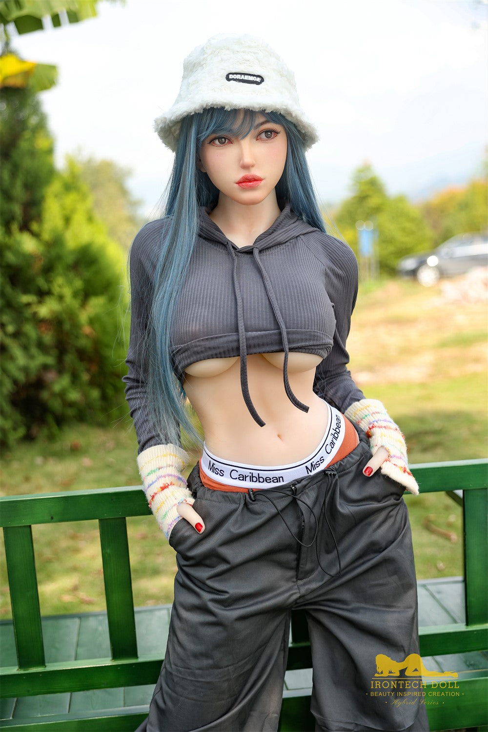 Joline sexdukke (Irontech Doll 159 cm G-cup S41 TPE+silikone)