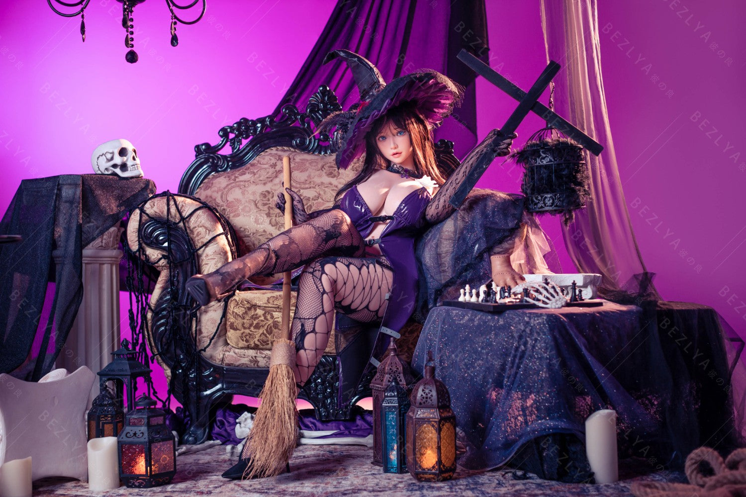 Mandradora sexdukke (Bezlya Doll 160 cm G-cup 2,2L silikone)