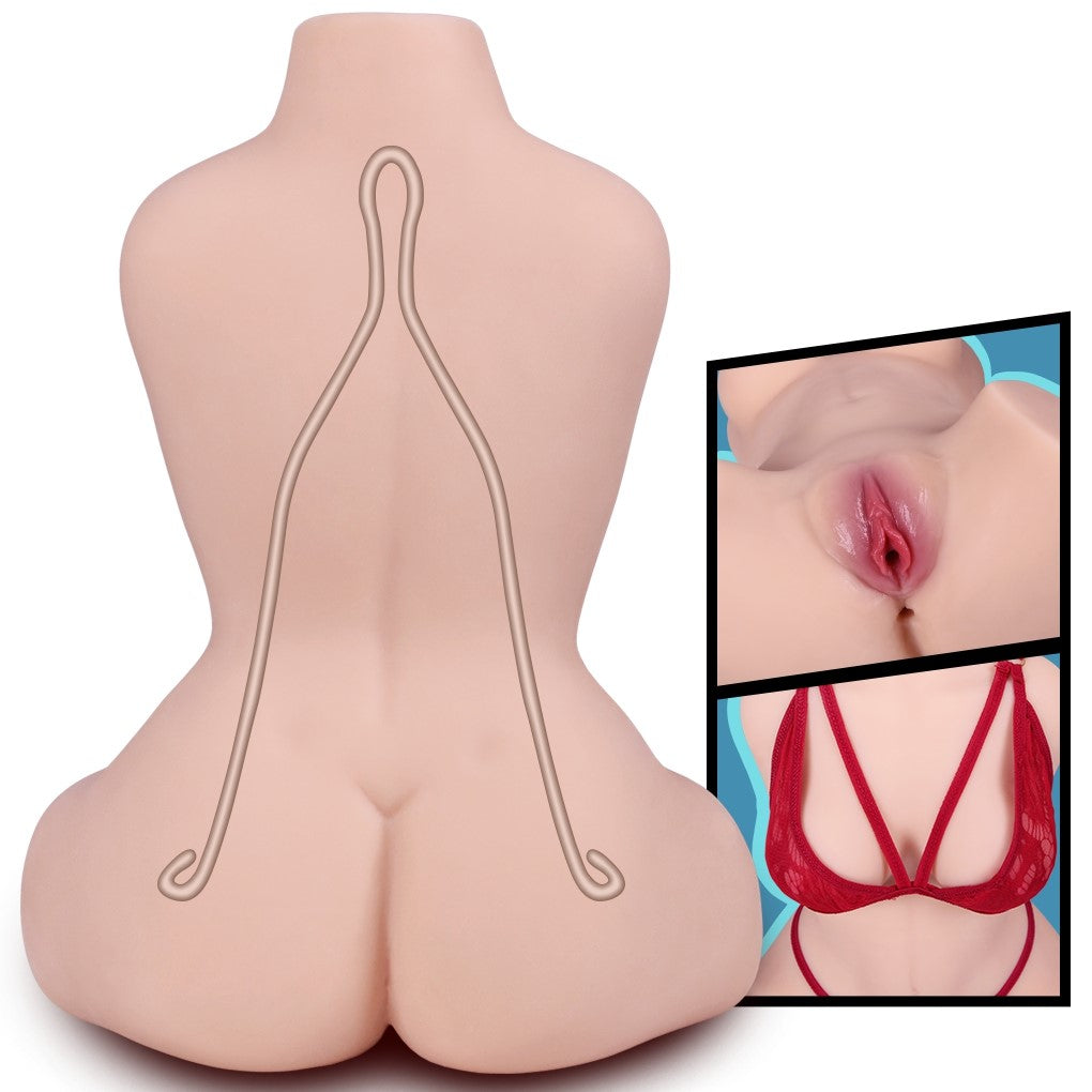 Torso kurvet (EL-Doll 46 cm c-cup TPE) EXPRESS