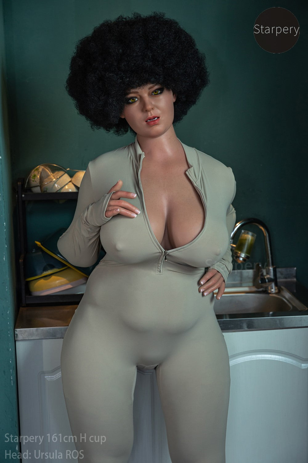 Ursula sexdukke (Starpery 161 cm H-cup TPE+silikone)