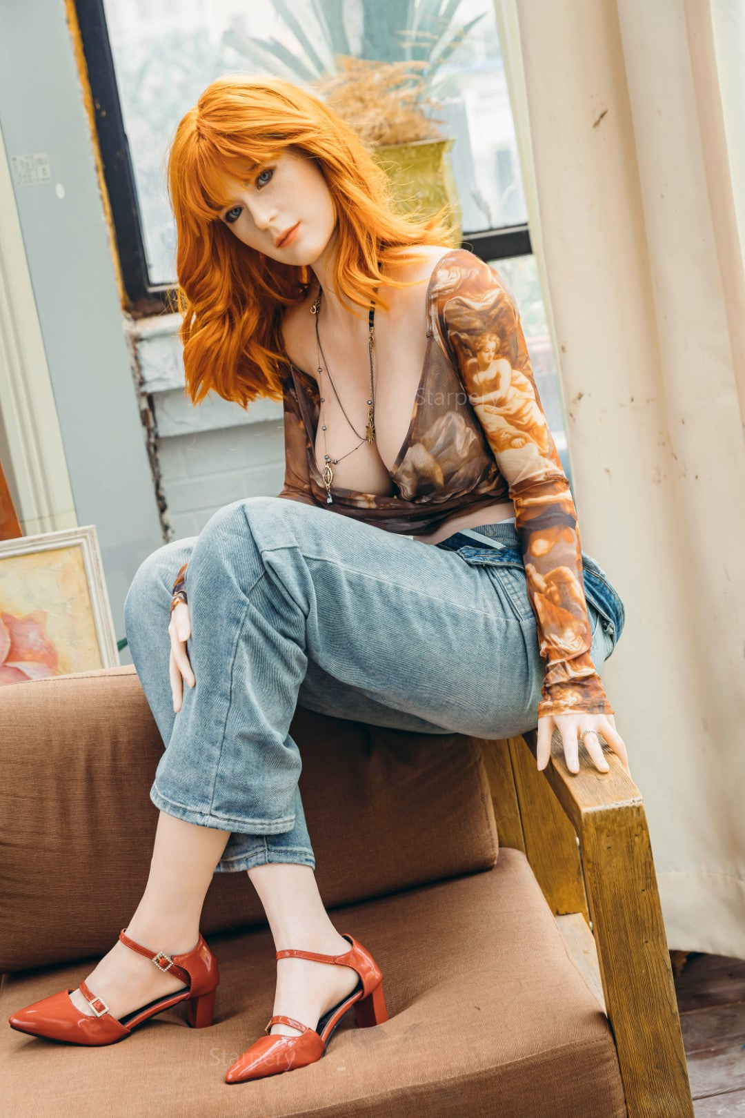 Gælle sexdukke (Starpery 172 cm F-cup TPE+silikone)