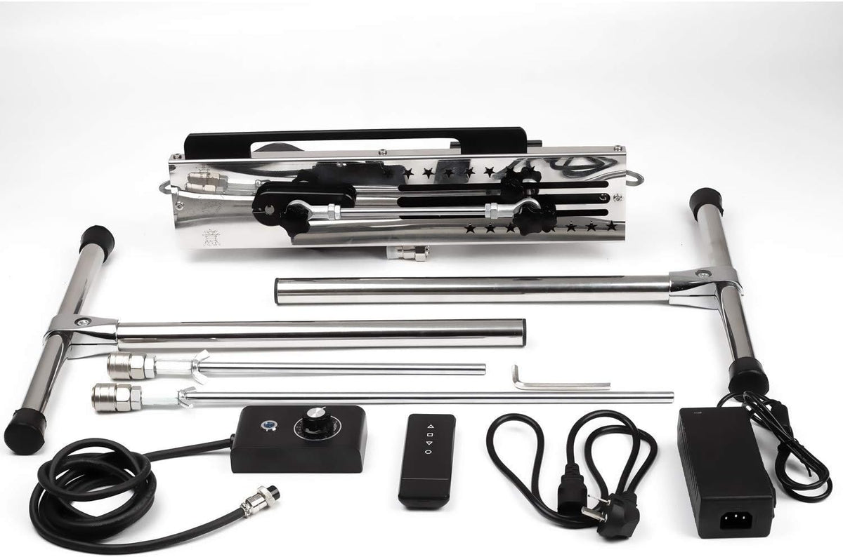 Professionel sexmaskine med justerbar hastighed og dobbelt kontrol - 120W motor