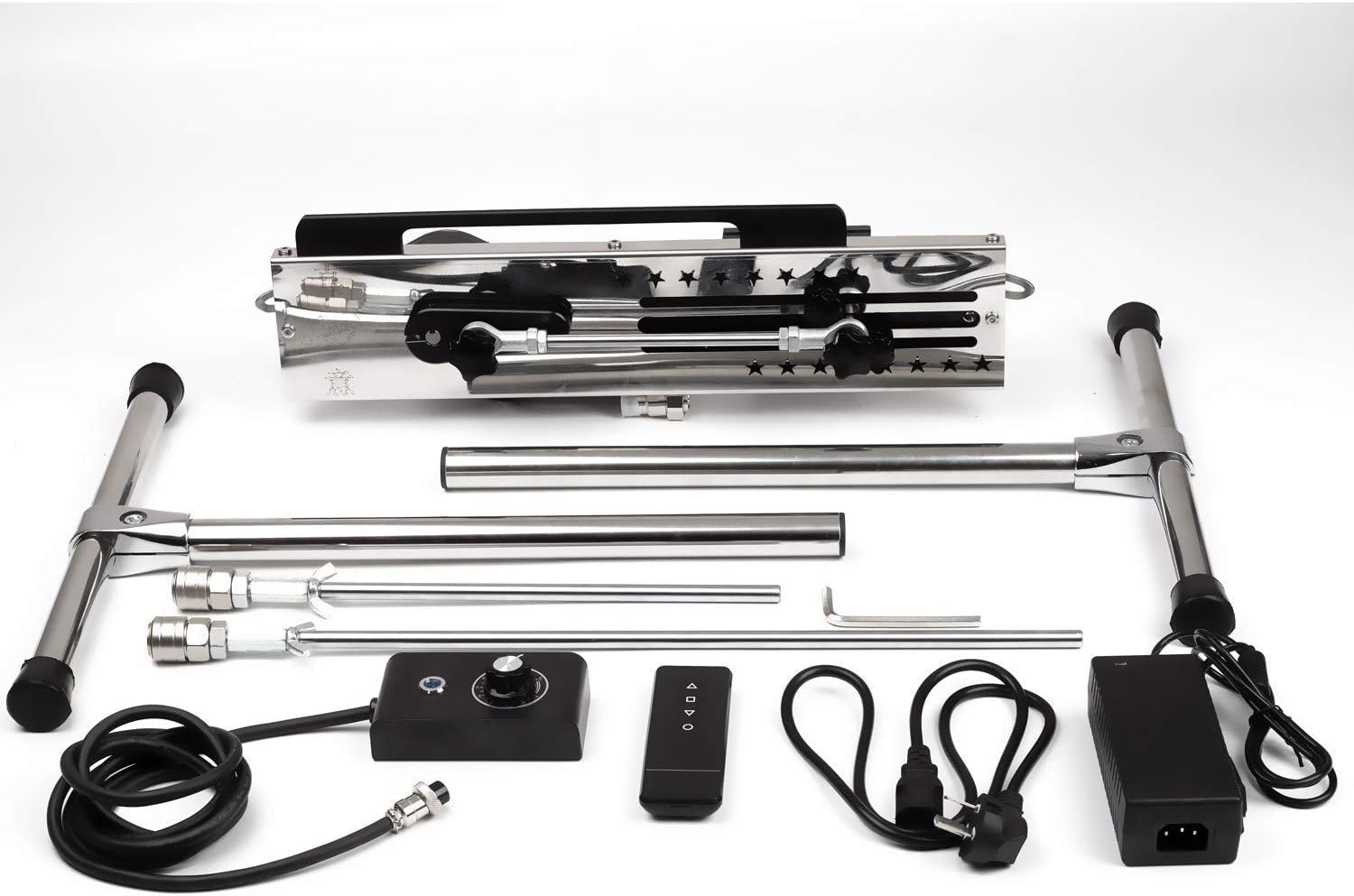 Professionel sexmaskine med justerbar hastighed og dobbelt kontrol - 120W motor