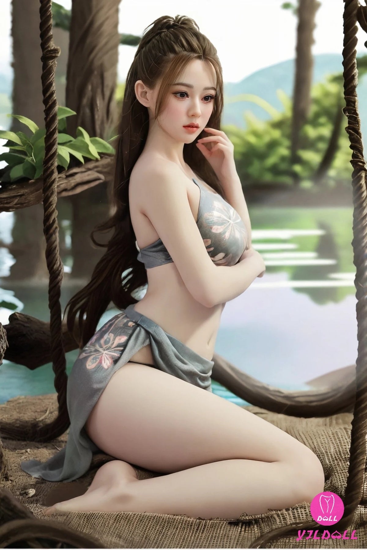 Elliott sexdukke (YJL Doll 168 cm E-cup #402 TPE+silikone)