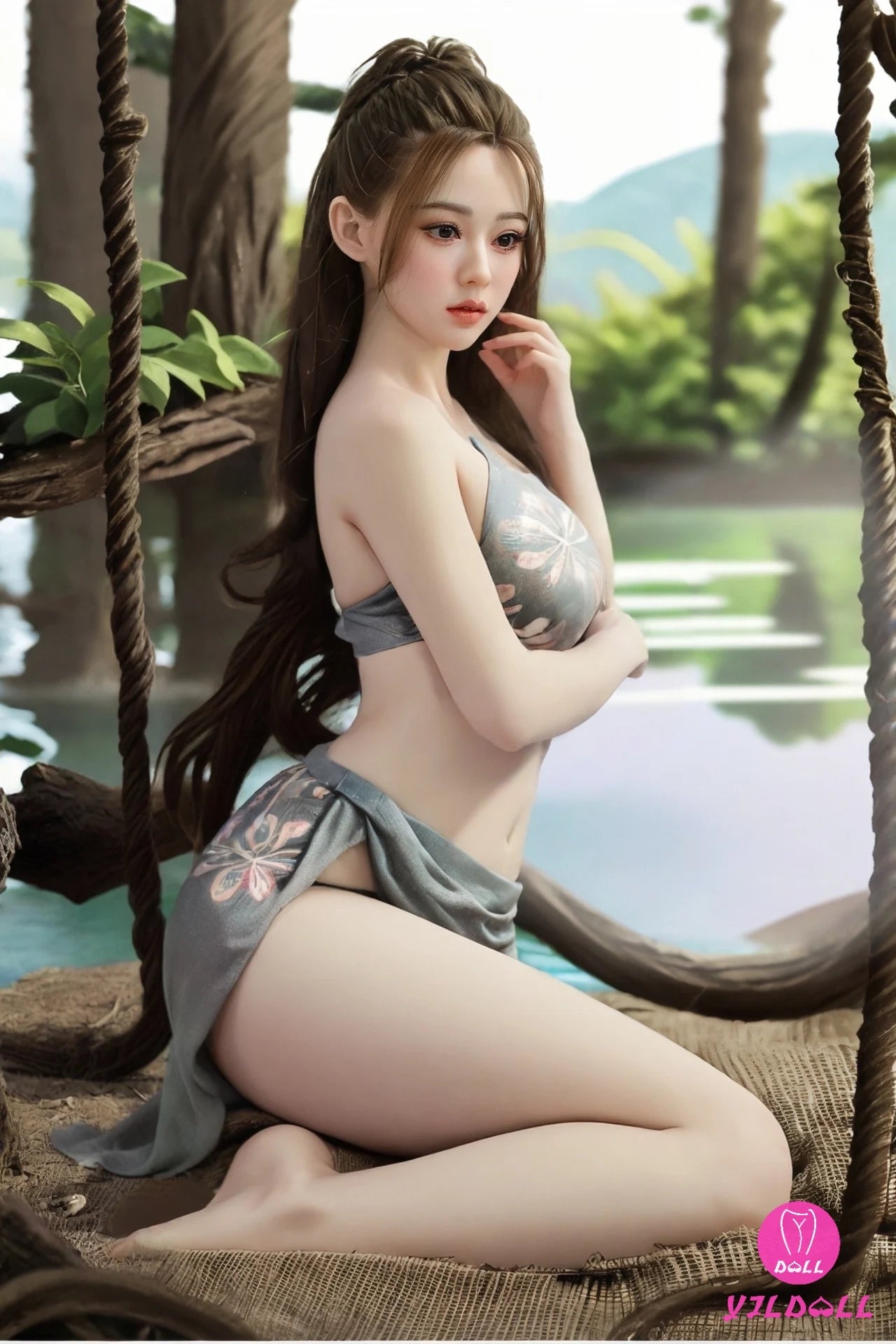 Elliott sexdukke (YJL Doll 168 cm E-cup #402 TPE+silikone)