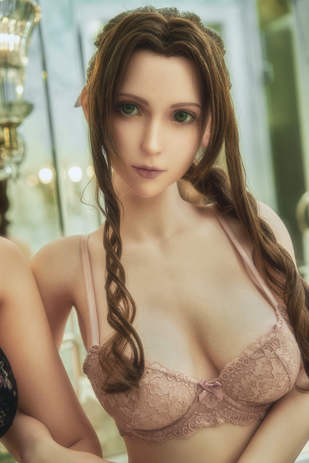 Aerith sexdukke (Game Lady 167 cm d-cup Nr. 04 silikone)