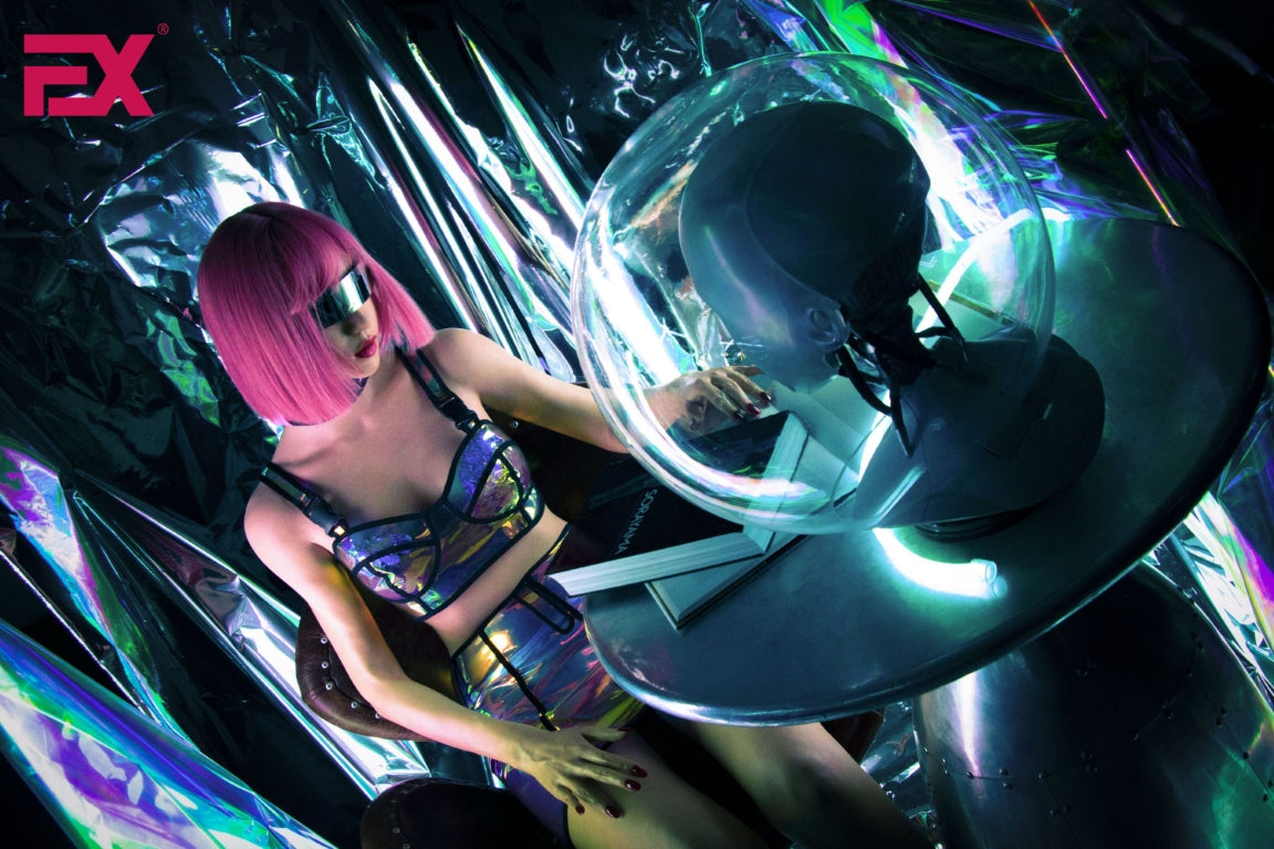 Jie CyberPunk sexdukke (EXDoll 166 cm B-cup #Exclone silikone)