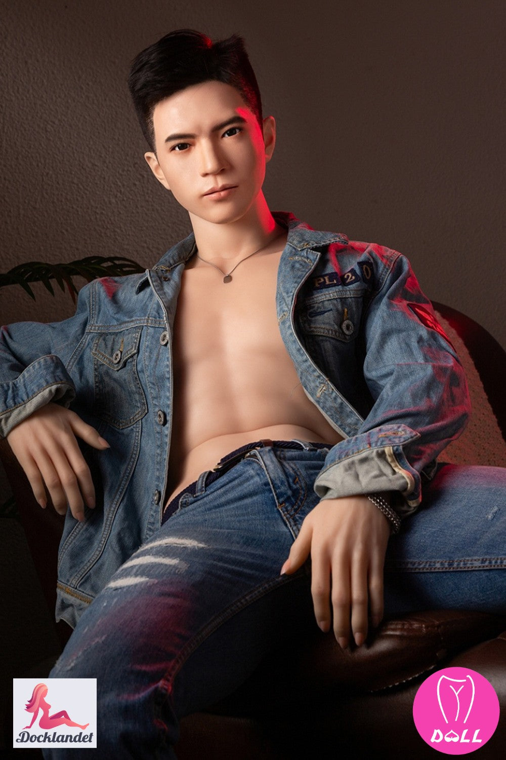 Edward Mand sexdukke (YJL Doll 177 cm MD018 silikone)