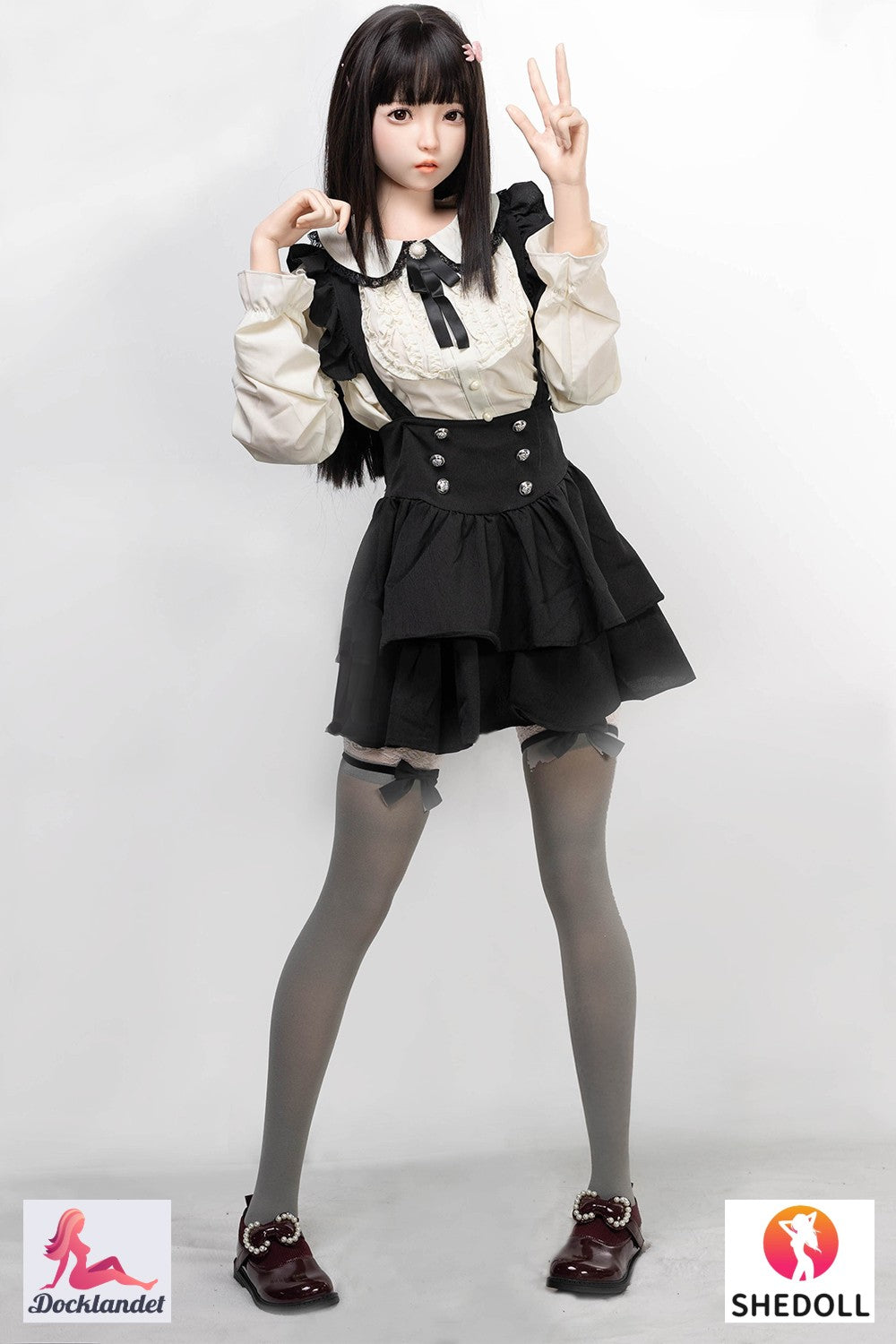 Slik sexdukke (SHEDOLL 152 cm A-cup #SH195 2.0 silikone)