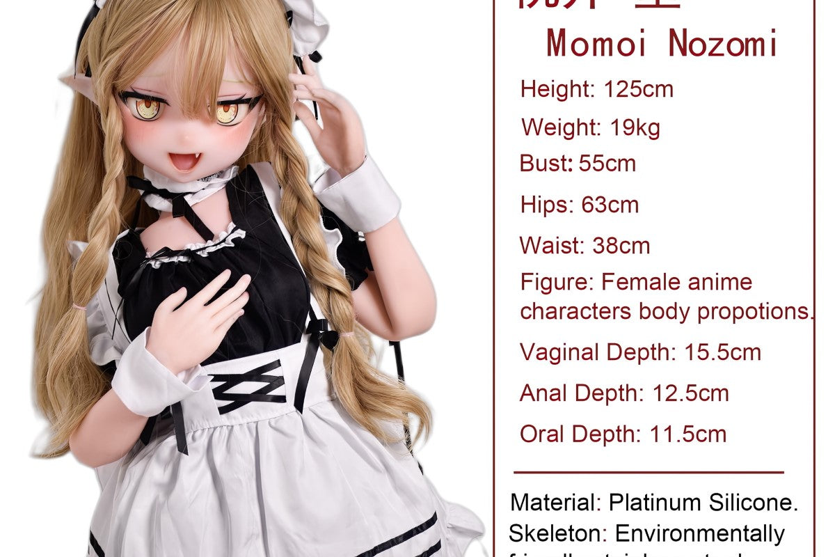 Momoi Nozomi sexdukke (Elsa Babe 125 cm AHR026 silikone)