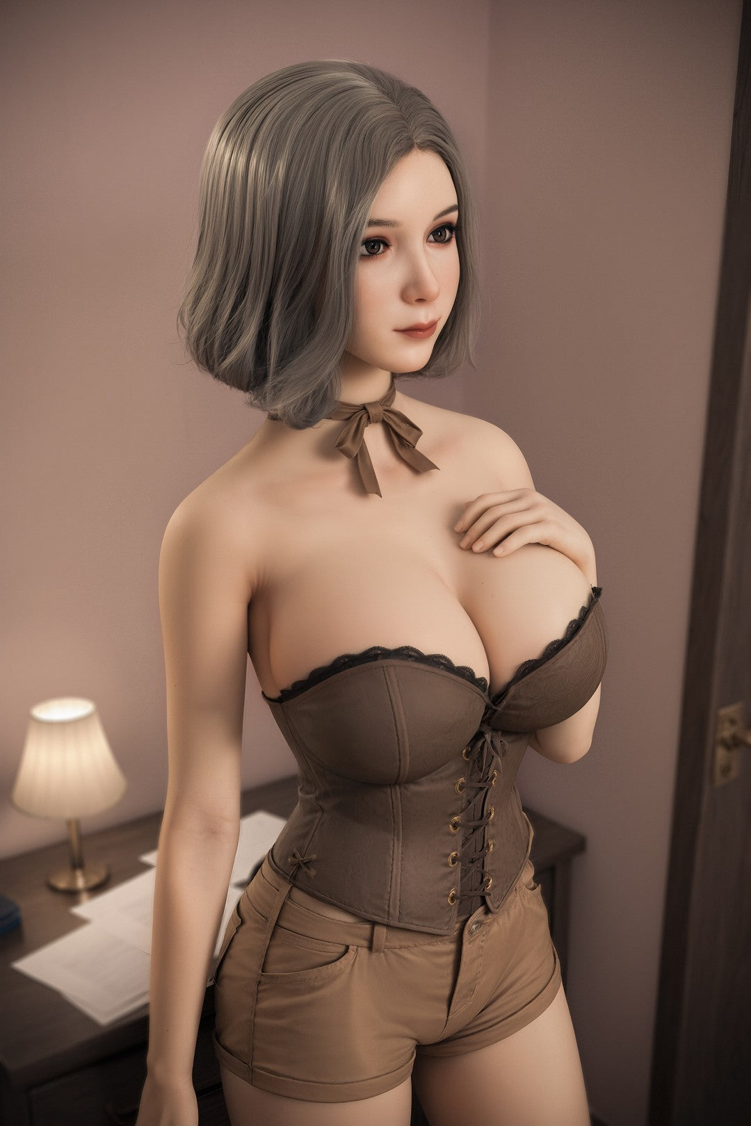 Delores sexdukke (Aibei Doll 153 cm N-cup #AB17 TPE+silikone)