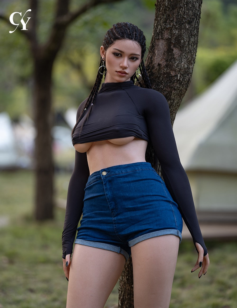 Amber sexdukke (TOP CYDOLL 170 cm D-cup TPE+silikone)