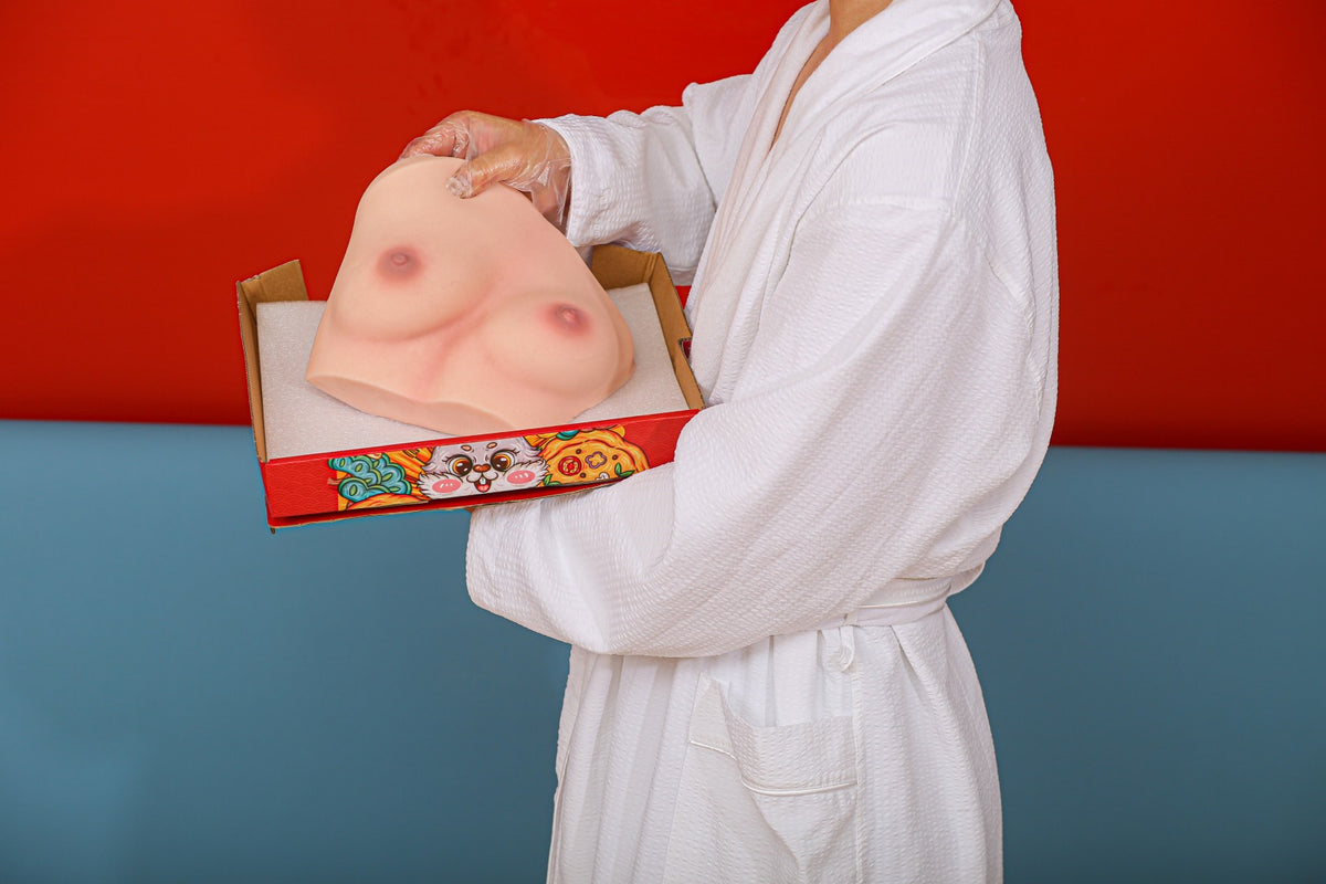 Bryst (S) Torso sexdukke (Climax Doll Pro A-cup silikone)