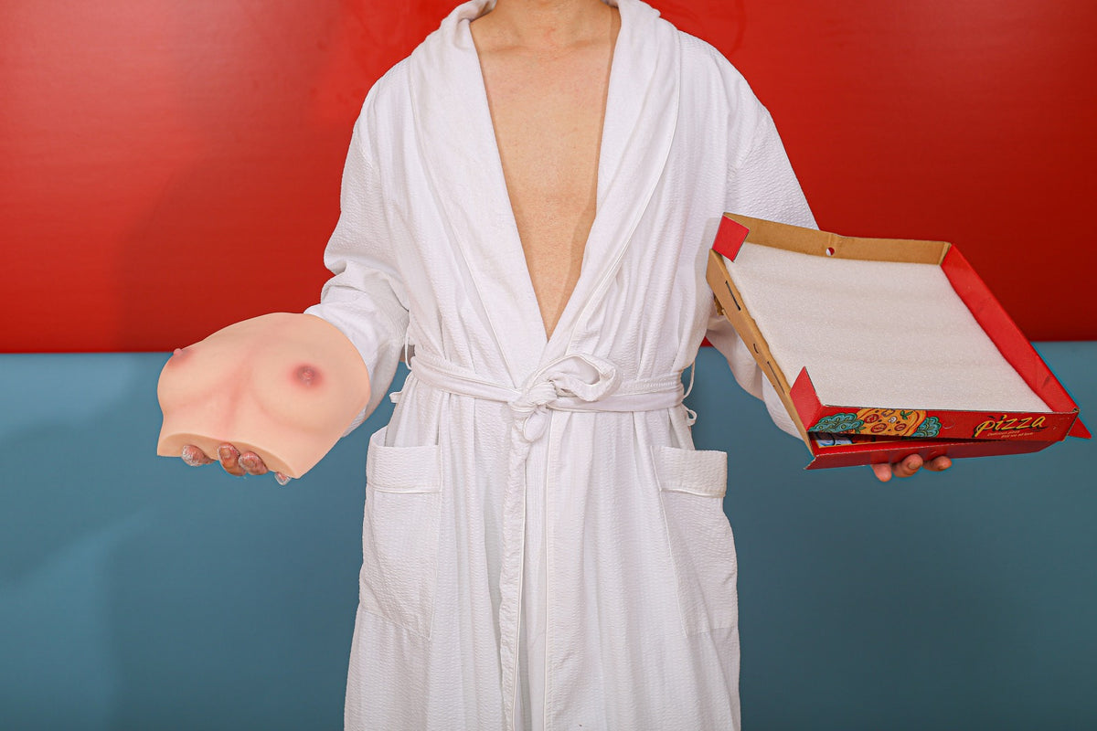 Bryst (S) Torso sexdukke (Climax Doll Pro A-cup silikone)