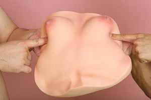 Bryster (r) overkropp sexdukke (Climax Doll Pro B-cup silikone)