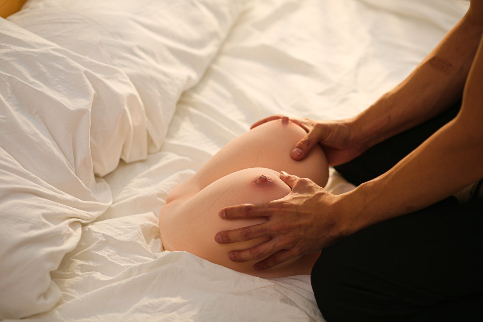 Bryst (L) Torso sexdukke (Climax Doll Pro F-cup silikone)