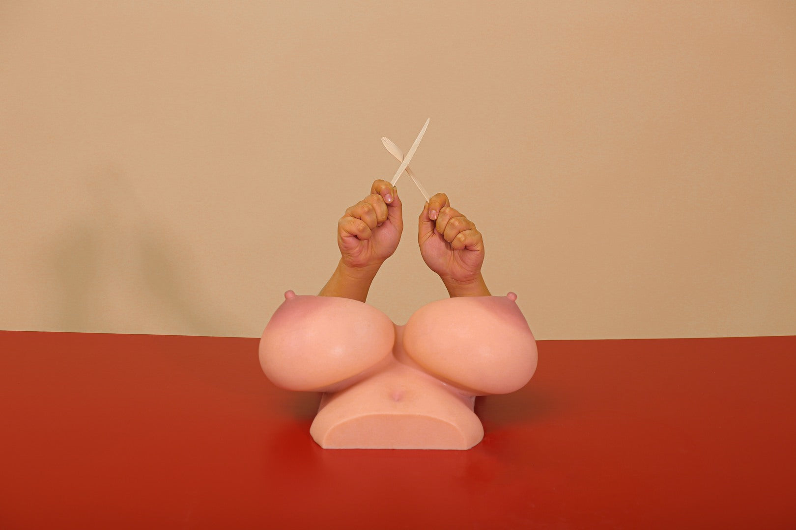 Breasts (XL) overkropp sexdukke (Climax Doll Procup silikone)