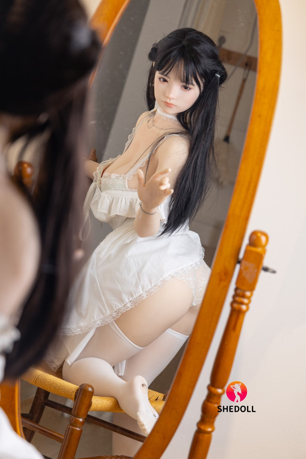 Freja sexdukke (SHEDOLL 156 cm E-cup #SH060 2.0 TPE+silikone)