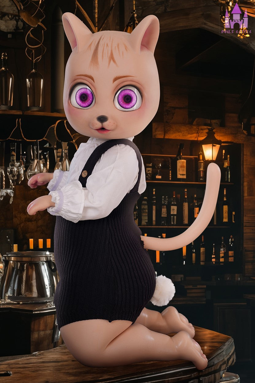 Bearrie sexdukke (Dolls Castle 92cm a-cup silikone)