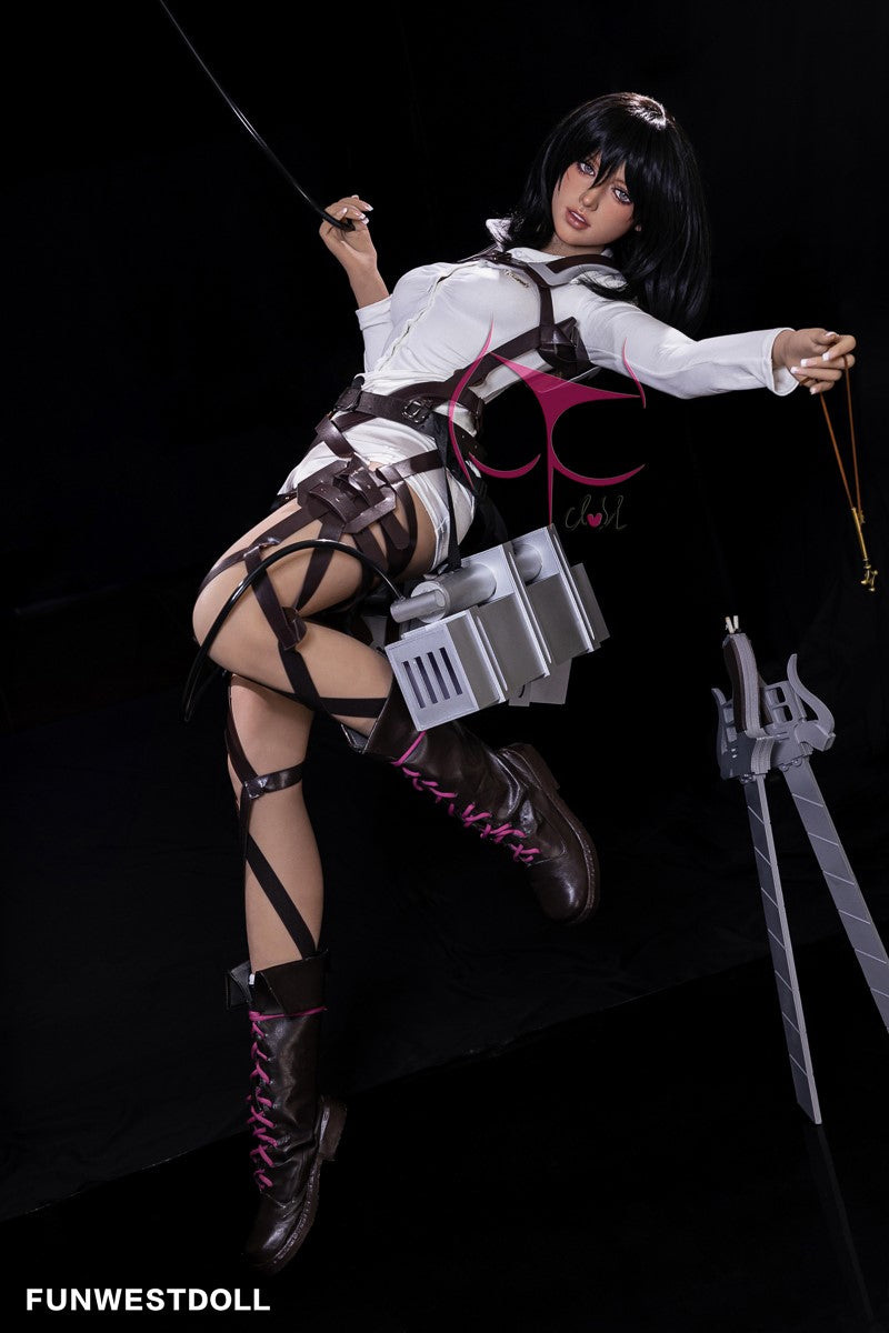 Mikasa Chloe sexdukke (FunWest Doll 159 cm a-cup #035 TPE)