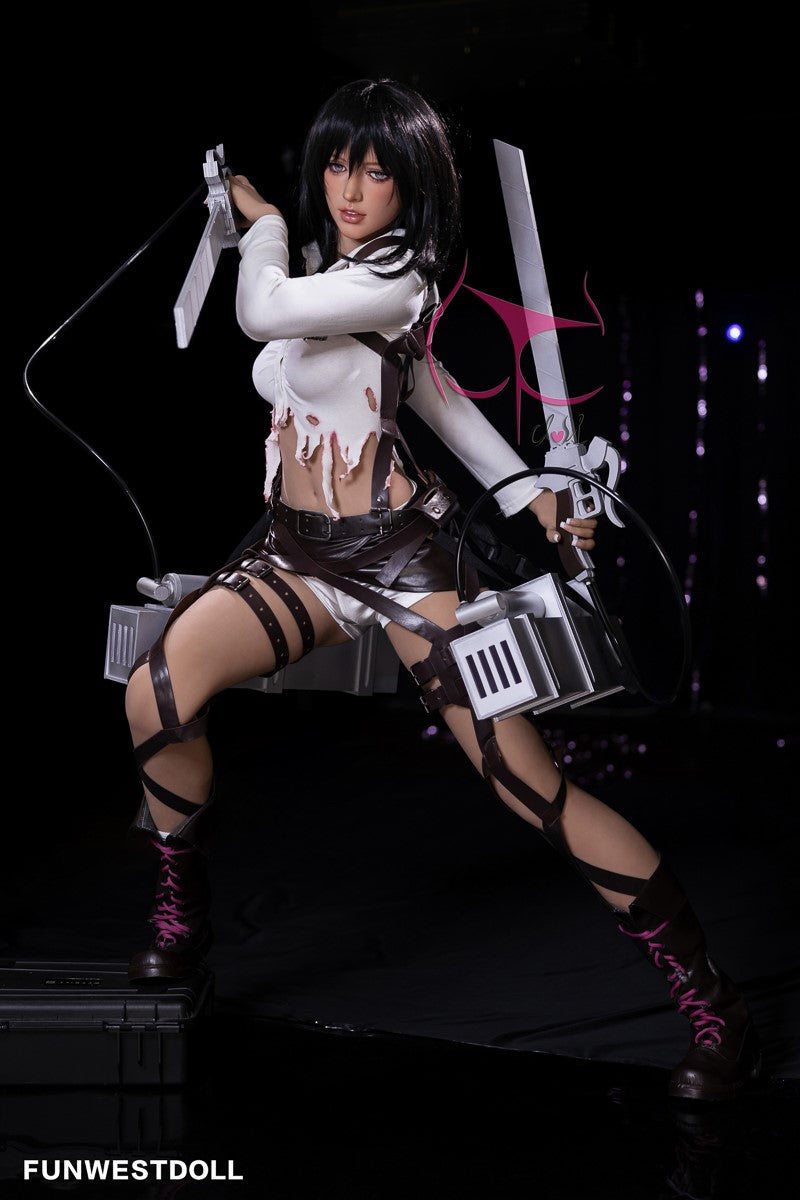 Mikasa Chloe sexdukke (FunWest Doll 159 cm a-cup #035 TPE)